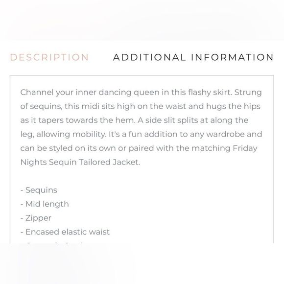 SugarLips Friday Nights Midi Sequin Skirt - Picture 5 of 12